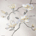 Обои Magnolia Canopy Colourway SC-288 on Natural Mica metallic silk варинант исполнения - 1 | Loft Concept в Кирове
