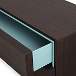 Дизайнерский комод коричневый с 2-мя ящиками и дверцами Pandora варинант исполнения - 2 | Loft Concept в Кирове