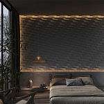 Гипсовая 3D Панель FIN варинант исполнения - 2 | Loft Concept в Кирове