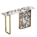 Консоль с прямоугольной мраморной столешницей Vivian Console варинант исполнения - 1 | Loft Concept в Кирове