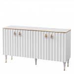 Консоль с дверками и белым рельефным фасадом Expanses of Beauty варинант исполнения - 2 | Loft Concept в Кирове