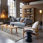 Фигурный приставной столик черного цвета AMORPHOUS варинант исполнения - 6 | Loft Concept в Кирове