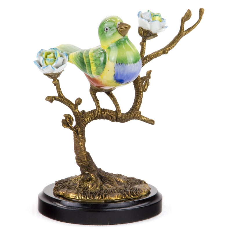 Статуэтка Light Green Bird Мульти Бронза Статуэтка Light Green Bird Мульти Бронза в Кирове | Loft Concept