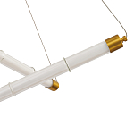 Светодиодная люстра Trumpet Tube Brass  варинант исполнения - 3 | Loft Concept в Кирове