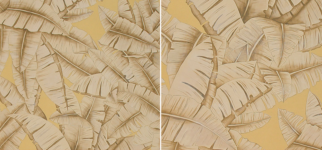 Обои ручная роспись Palms Sand on dyed paper Обои ручная роспись Palms Sand on dyed paper - Loft-Concept в Кирове