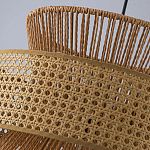 Подвесной светильник с абажуром из натуральных материалов Light Inside the Cell варинант исполнения - 7 | Loft Concept в Кирове