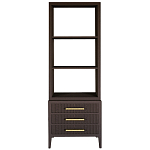 Этажерка Primo с ящиками шпон Темный орех варинант исполнения - 1 | Loft Concept в Кирове