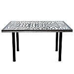 Стол обеденный из натурального мрамора Marble BW Accent Table варинант исполнения - 1 | Loft Concept в Кирове