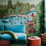 Обои ручная роспись Little London Jubilee Colourway варинант исполнения - 3 | Loft Concept в Кирове