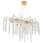 Люстра с декором в виде ветвей с хрустальными подвесками Fairytree Gold Crystal Chandelier варинант исполнения - 3 | Loft Concept в Кирове
