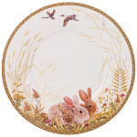 Чайная пара из фарфора с изображением собаки и зайцев 300 мл Hunting Porcelain Collection 2 варинант исполнения - 3 | Loft Concept в Кирове