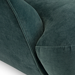 Полукруглое мягкое кресло Halle Green Armchair варинант исполнения - 6 | Loft Concept в Кирове