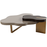 Кофейный стол со столешницей волнистой формы Gale Curved Coffee Table варинант исполнения - 3 | Loft Concept в Кирове