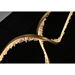 Подвесной светильник обрамленный элементами в виде кристаллов Smooth Shine варинант исполнения - 4 | Loft Concept в Кирове