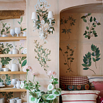 Обои ручная роспись Botanical Studies Cutter colourway варинант исполнения - 3 | Loft Concept в Кирове