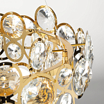 Люстра подвесная из золотых колец 57 см Golden Circles варинант исполнения - 8 | Loft Concept в Кирове