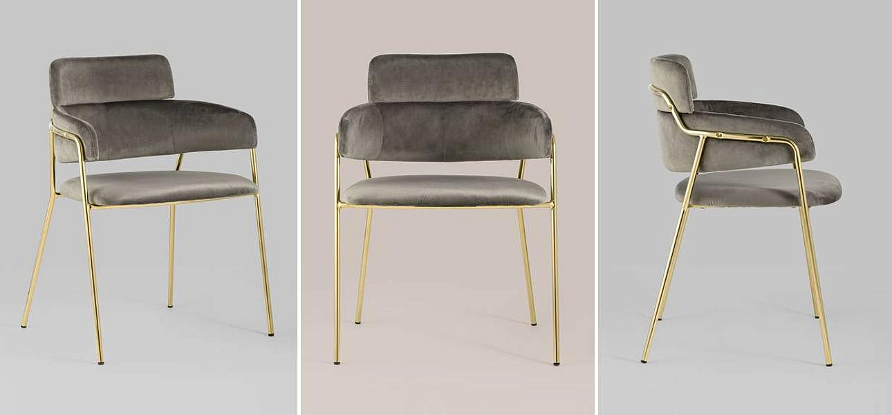 Polina chair Коричневый велюр Polina chair Коричневый велюр - Loft-Concept в Кирове