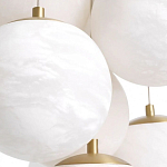 Люстра подвесная круглая с сферическими плафонами из натурального камня Glowing Spheres варинант исполнения - 4 | Loft Concept в Кирове