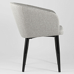 Мягкое кресло на металлических ножках Shaggy Grey варинант исполнения - 2 | Loft Concept в Кирове