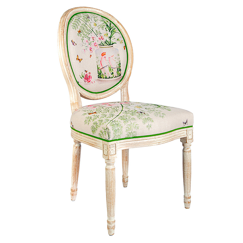 Стул Lilies and Orchids Stool Бежевый Мульти Стул Lilies and Orchids Stool Бежевый Мульти в Кирове | Loft Concept
