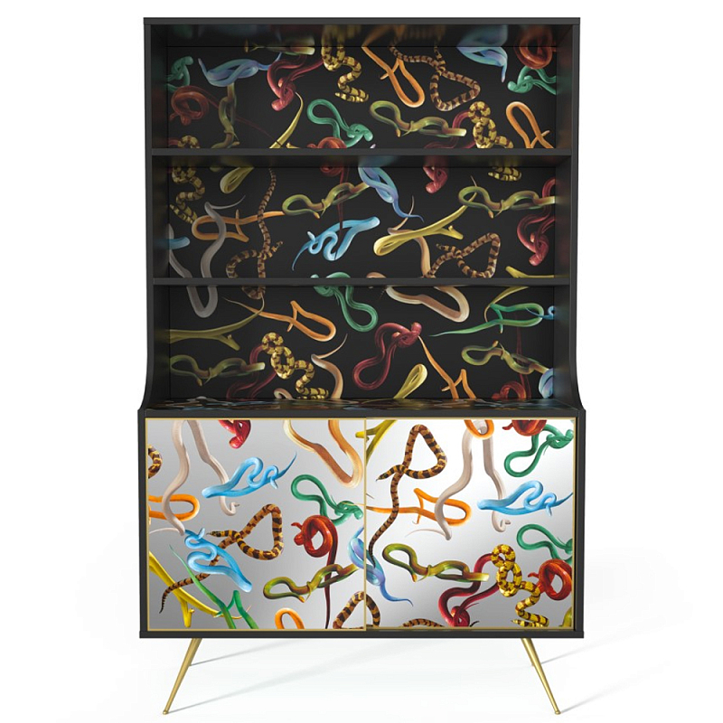 Стеллаж Seletti Snakes Черный Мульти Стеллаж Seletti Snakes Черный Мульти в Кирове | Loft Concept