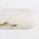 Бра для ванных комнат вертикальное с вытянутым плафоном из алебастра Hinkley варинант исполнения - 5 | Loft Concept в Кирове