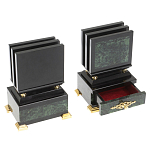 Настольный письменный набор из нефрита в подарочной коробке Victorious варинант исполнения - 11 | Loft Concept в Кирове