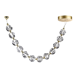 Подвесной светильник из прозрачных шаров Bubbles Bocci варинант исполнения - 5 | Loft Concept в Кирове