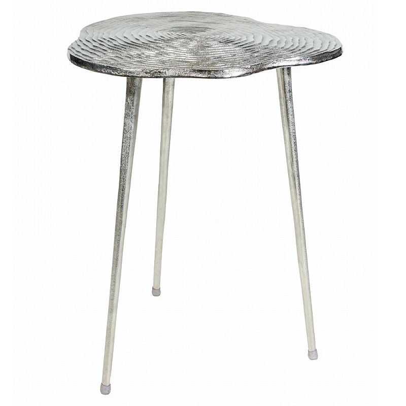 Металлический кофейный столик Puddle Silver Серебристый Металлический кофейный столик Puddle Silver Серебристый в Кирове | Loft Concept