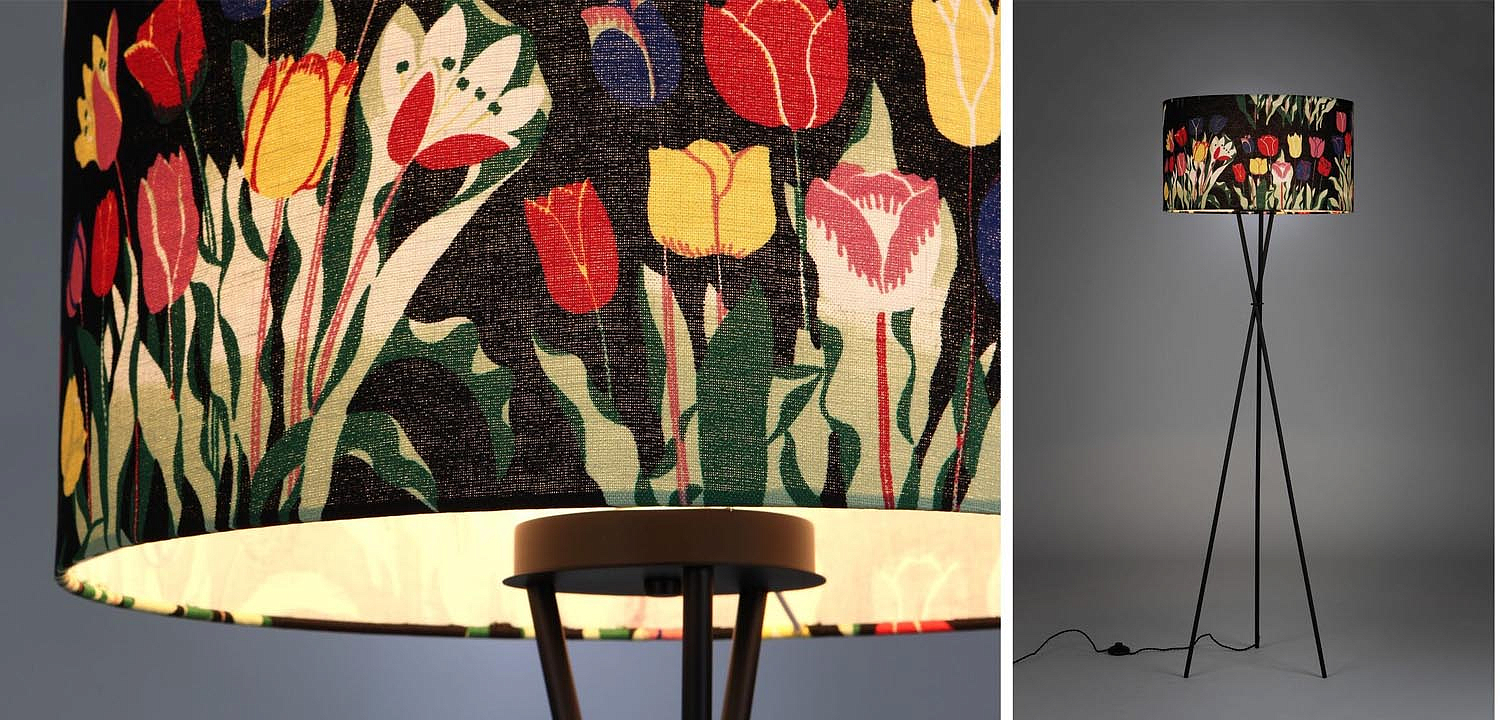 Торшер Colored Lampshade Tulips Floor Lamp Торшер Colored Lampshade Tulips Floor Lamp - Loft-Concept в Кирове