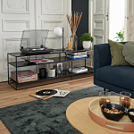 ТВ-тумба стальная с полками Chad TV-Stand варинант исполнения - 5 | Loft Concept в Кирове