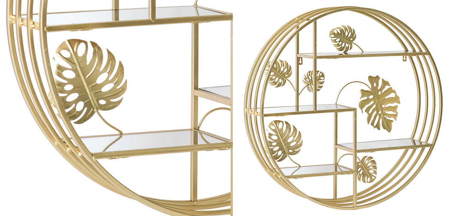Полка Gold Tropical Shelf Полка Gold Tropical Shelf - Loft-Concept в Кирове