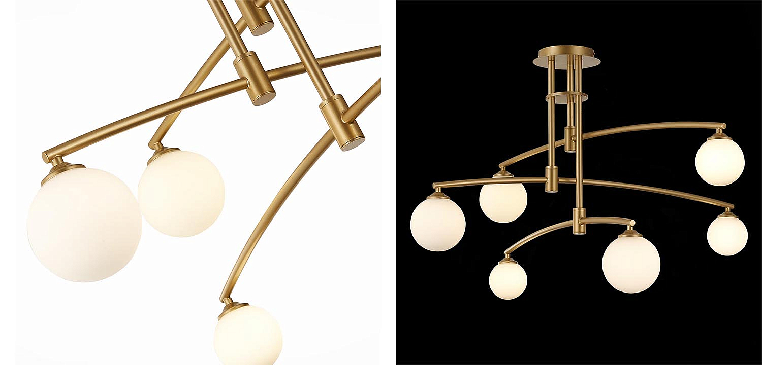 Люстра Glendon Chandelier 6 Balls Люстра Glendon Chandelier 6 Balls - Loft-Concept в Кирове