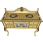 Комод деревянный Illustration of flowers варинант исполнения - 2 | Loft Concept в Кирове