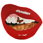 Картина вышивка бисером Grill Cut Out With Butterfly варинант исполнения - 1 | Loft Concept в Кирове