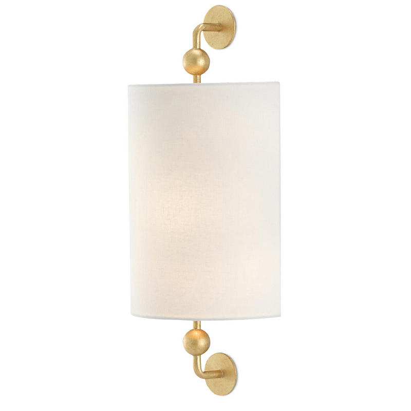 Бра светодиодное с полукруглым тканевым абажуром Sconce on Bracket Серебряный Золотой Бра светодиодное с полукруглым тканевым абажуром Sconce on Bracket Серебряный Золотой в Кирове | Loft Concept