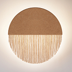 Бра круглое натуральная пробка с бахромой Natural Cork варинант исполнения - 3 | Loft Concept в Кирове