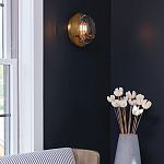 Бра округлой формы с многогранным стеклянным плафоном Hinkley варинант исполнения - 11 | Loft Concept в Кирове