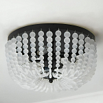 Потолочный светильник круглый с стеклянными бусинами Uniformity варинант исполнения - 3 | Loft Concept в Кирове