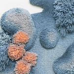 Тканый вручную Большой абстрактный гобелен Frost Forest варинант исполнения - 1 | Loft Concept в Кирове