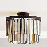 Потолочный светильник с подвесами из перламутра Unique Shine Effect варинант исполнения - 2 | Loft Concept в Кирове