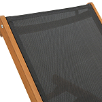 Шезлонг из текстиля и эвкалипта Power of Nature варинант исполнения - 5 | Loft Concept в Кирове