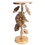 Столик приставной из металла с основанием в виде цветочной композиции Flower Arrangement Table варинант исполнения - 1 | Loft Concept в Кирове