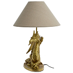 Настольная лампа с абажуром Дракон Golden Dragon Lamp Beige варинант исполнения - 2 | Loft Concept в Кирове