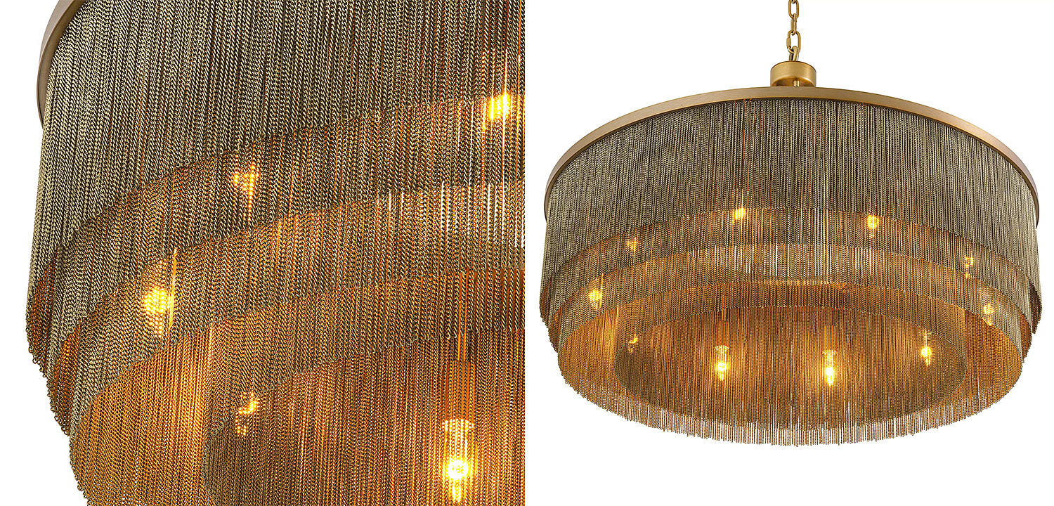 Люстра Eichholtz Chandelier Tissot L Brass Люстра Eichholtz Chandelier Tissot L Brass - Loft-Concept в Кирове