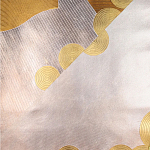 Обои ручная роспись в стиле Арт-деко Namban Colourway SC-290 on Deep Rich Gold gilded paper варинант исполнения - 2 | Loft Concept в Кирове