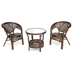 Комплект уличной мебели Angela Dark Brown варинант исполнения - 1 | Loft Concept в Кирове