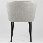 Мягкое кресло на металлических ножках Shaggy Grey варинант исполнения - 4 | Loft Concept в Кирове