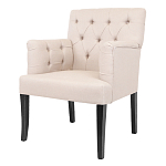 Кресло Addison Chic Armchair beige flax варинант исполнения - 3 | Loft Concept в Кирове
