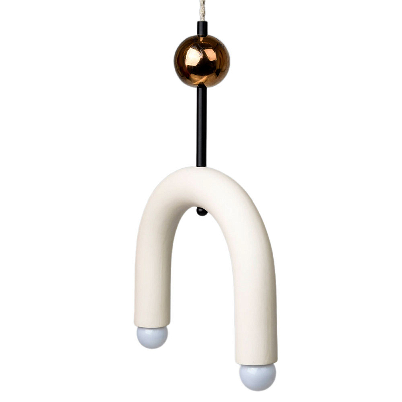 Подвесной светильник MOROSHKA arc [white] Белый Бронза в Кирове | Loft Concept 